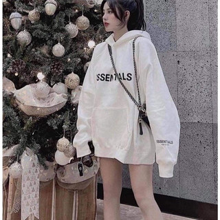 Áo Hoodie nỉ chữ ESSEN đủ màu from thụng Unisex,Áo nỉ hoodie Nam/Nữ dáng rộng thể thao