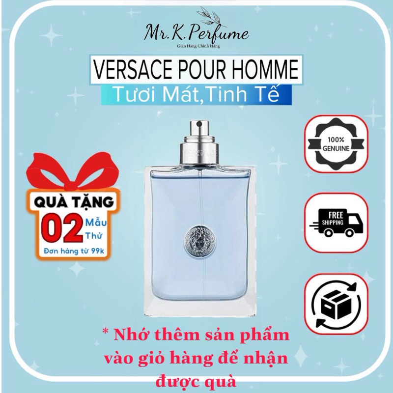 10ml Versace Pour Homme | Nước hoa nam chính hãng.