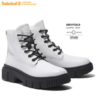 Timberland giày boot nữ - women's greyfield leather boot white full grain tb0a41zw13