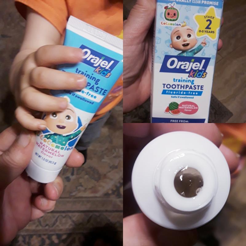 Vị dưa hấu, kem đánh răng cho bé yêu Orajel Kids