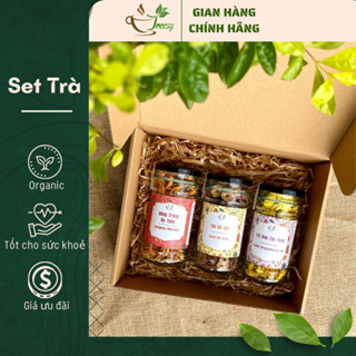   HOẢ TỐC  Set Trà 3 Hũ 280ml làm quà tặng những người thương yêu - Quà Tết Quà 20 10 Quà 20 11 Quà 8 3 Giáng sinh 