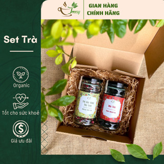   HOẢ TỐC  Set Trà 2 Hũ 280ml làm quà tặng những người thương yêu - Quà Tết Quà 20 10 Quà 20 11 Quà 8 3 Giáng sinh 