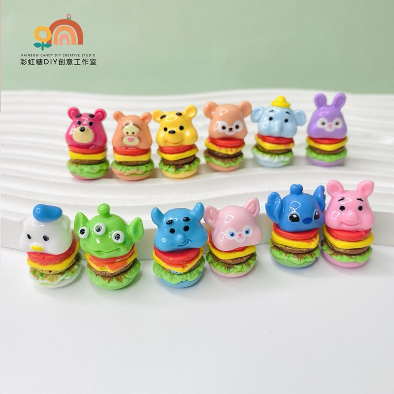 Mô hình đồ ăn mini 008 hỗn hợp trang trínhà búp bê Mô hình chai nước, đồ ăn, trái cây mini - Tổng hợp các mẫu charm slim