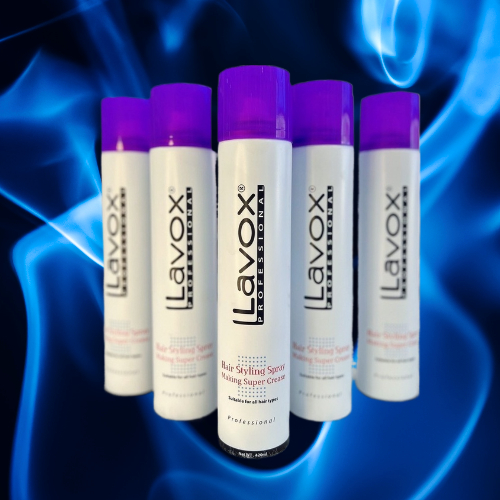 KEO XỊT TÓC LAVOX LOẠI MỀM 420 ML (NẮP TÍM)