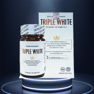 Triple white - viên uống trắng da, chống nắng, ngừa nám triple white 50v
