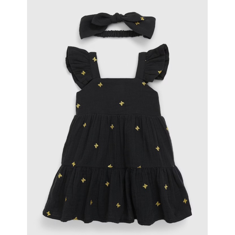 Set váy cho bé gái Gap Baby Butterfly Dress