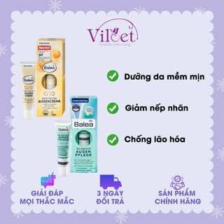 Kem dưỡng mắt Balea Đức tinh chất Q10 15ml làm mờ nếp nhăn, chống lão hoá - Shop Viloet