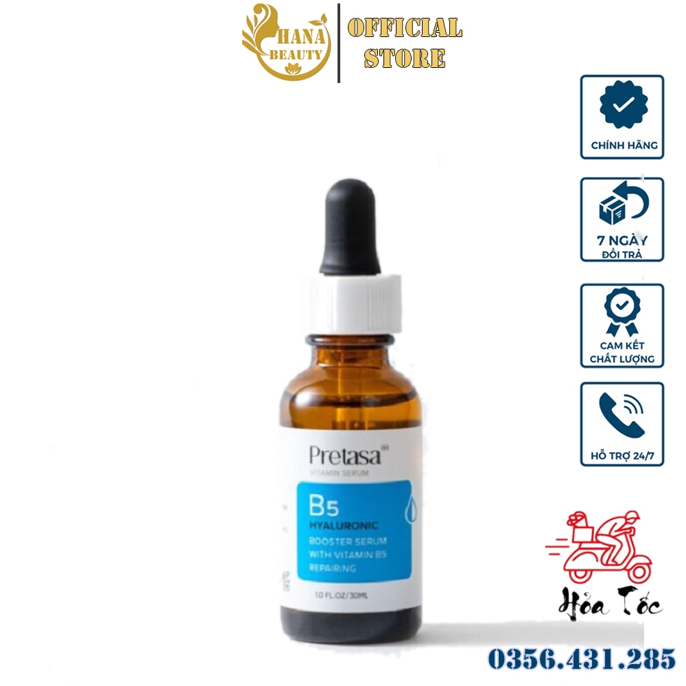 Serum Cấp Ẩm Phục Hồi Da Pretasa B5 30ml