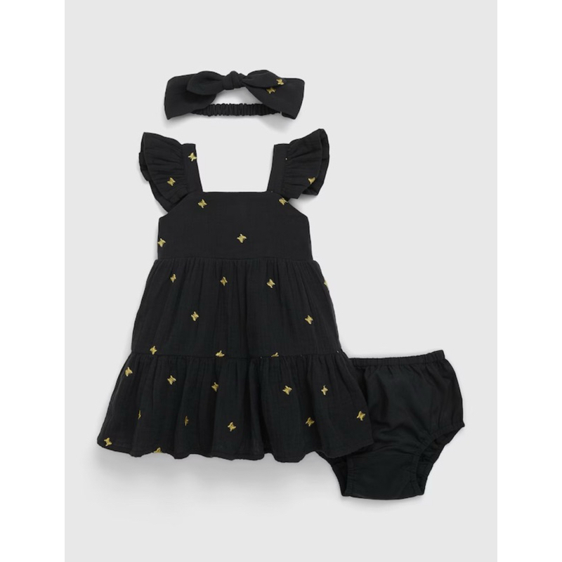 Set váy cho bé gái Gap Baby Butterfly Dress