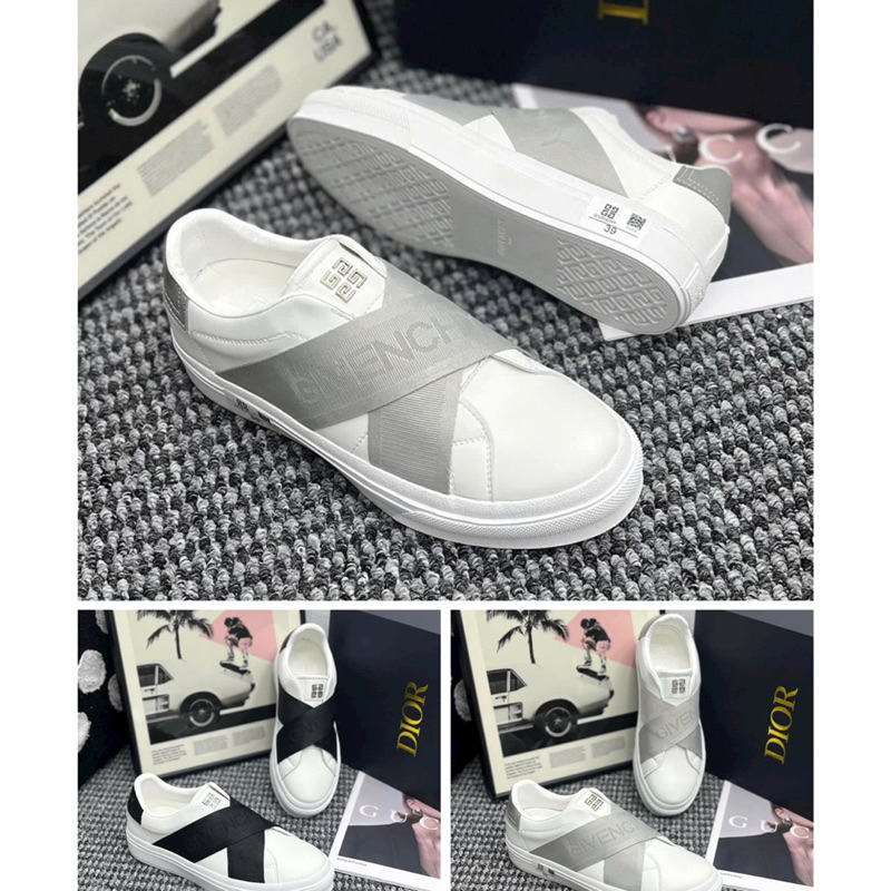 Giày Thể Thao Sneaker S.li.pon Gi.ven.chy quai chéo - Giày Lười Slipon Thời Trang,PHONG CÁCH TRẺ TRUNG.