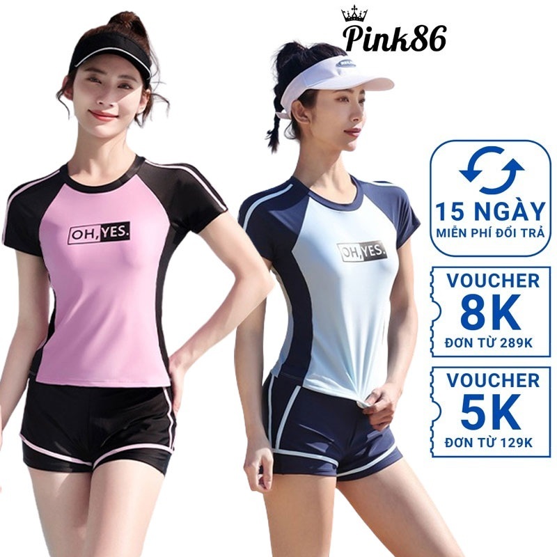 Bộ đồ bơi nữ, áo tắm nữ dáng short trẻ trung năng động BK-209i