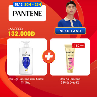 Dầu Gội Pantene Giảm Gàu chai 650ml