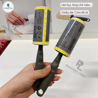 Cây lăn bụi, lăn lông, ga giường 7,5m và set 4 đầu lăn thay thế BASTIS - Chính hãng IKEA