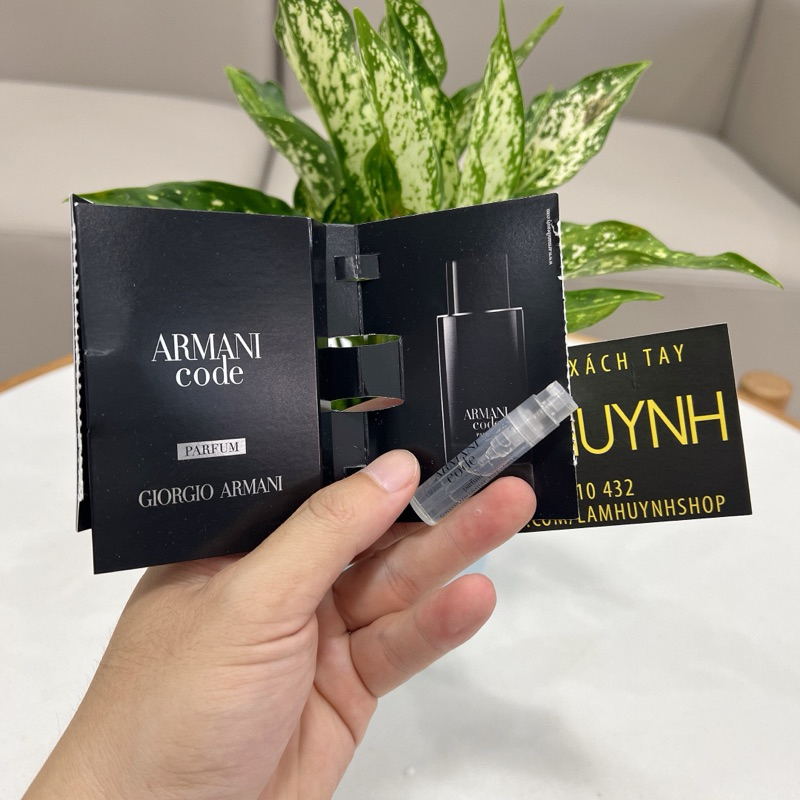 Vial Nước hoa Nam ARMANI CODE Parfum 1,5ml