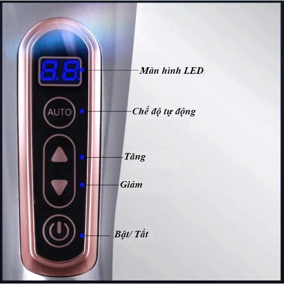 Máy Đấm Lưng Cầm Tay Rulax Sạc Pin Không Dây,  6 Đầu Massage Phiên Bản Mới Nhất 2023