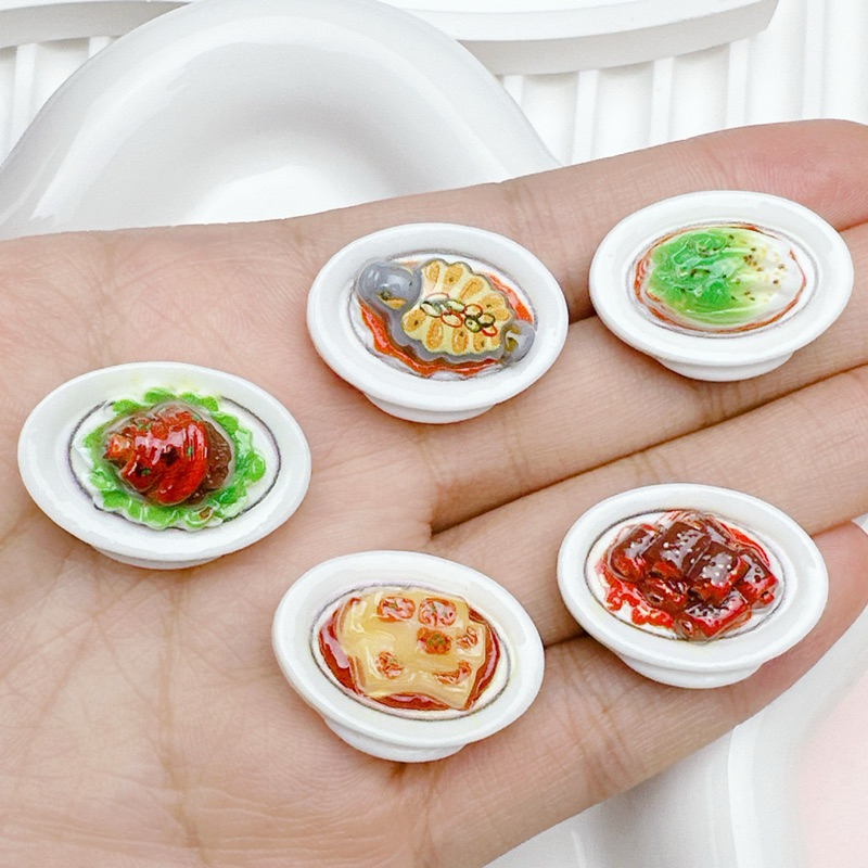 Mô hình đồ ăn 010 hôn hợp trang trí nhà búp bê Mô hình chai nước, đồ ăn, trái cây mini - Tổng hợp các mẫu charm slime,