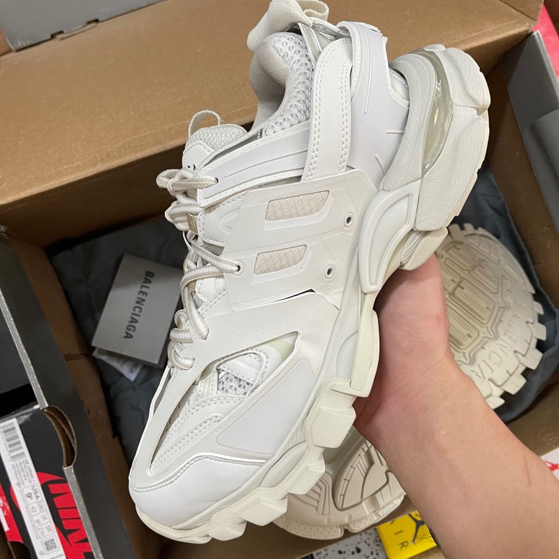 Giày thể thao Balenciaga track all white cao cấp