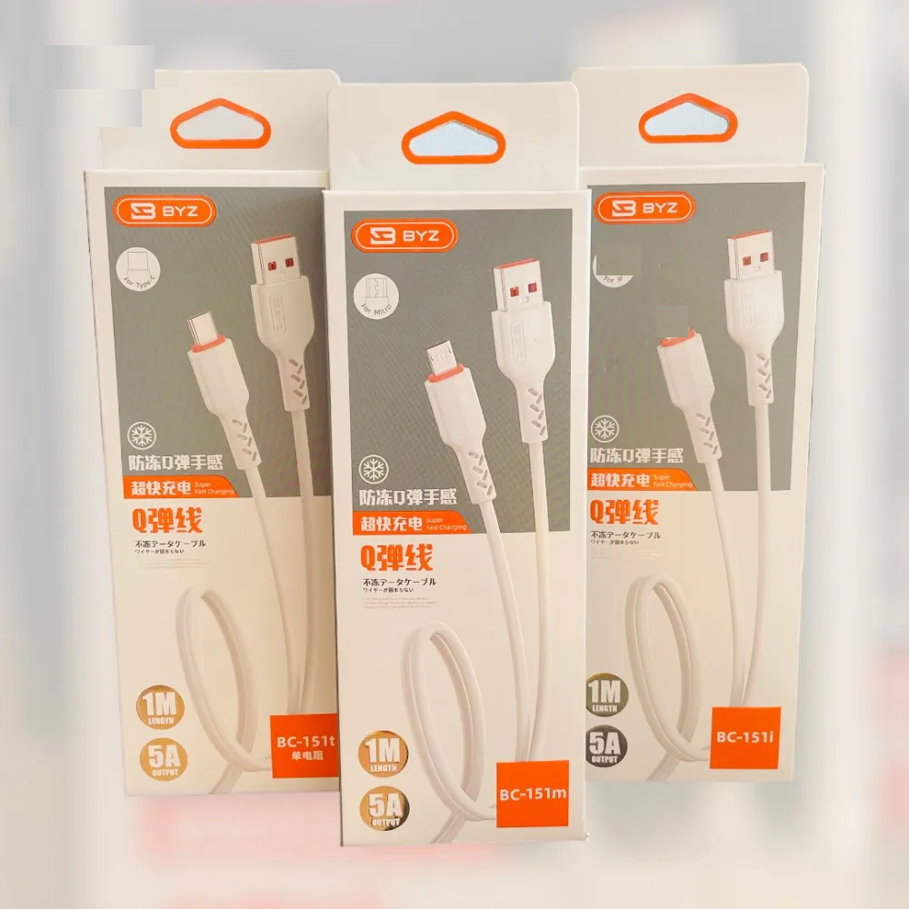 Cáp sạc nhanh 5A BYZ BC-151T Type-c