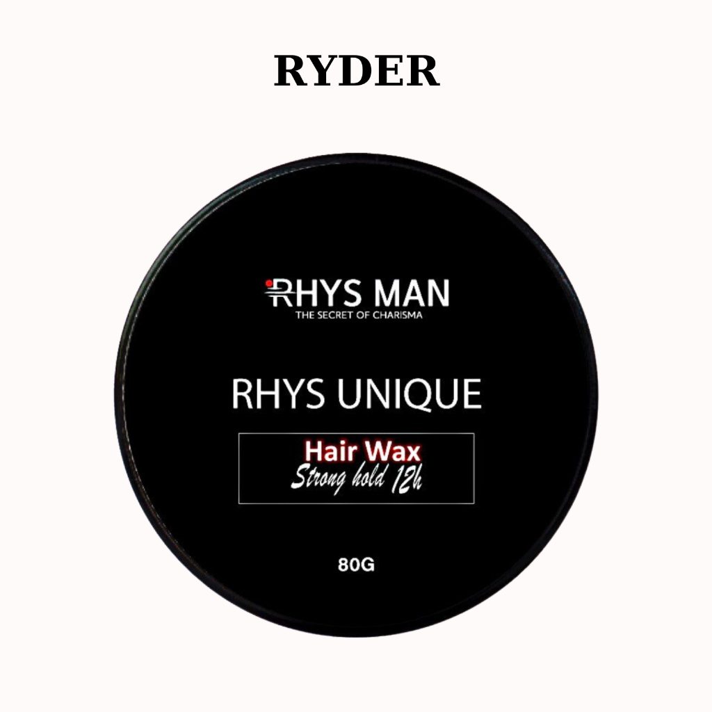 Sáp vuốt tóc nam RHYS MAN giữ nếp tạo kiểu tự nhiên Rhys Unique 80g