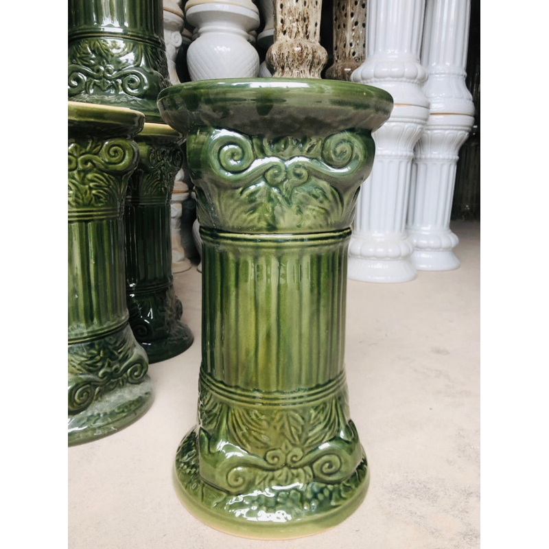 đôn sứ (cao 45cm - bề mặt đôn 25cm)