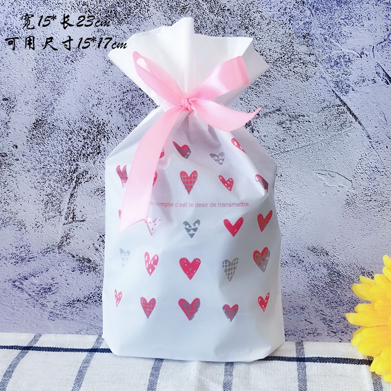 Combo 50 Túi đựng kẹo, bánh giáng sinh, Túi dây rút giáng sinh kt 23 * 15 * 6cm- nhiều kích thước- Phukientuiloc.com