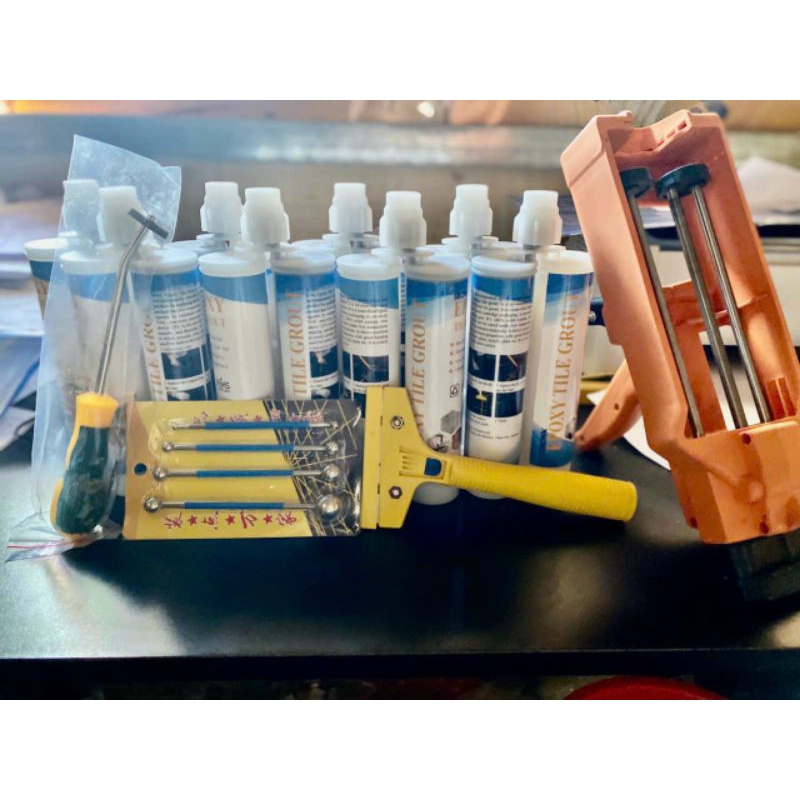 Bộ dụng cụ bơm keo 2 thành phần