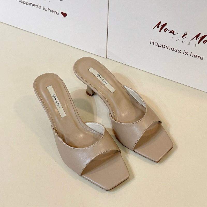 Dép 6 phân mãnh Moa & Moe Shoes 4 màu gót sơn