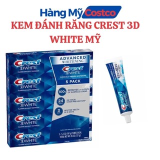 Kem đánh răng Crest 3D White Advanced Whitening 147g