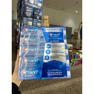 Kem đánh răng Crest 3D White Advanced Whitening 147g