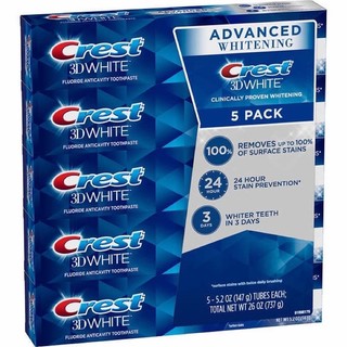 Kem đánh răng Crest 3D White Advanced Whitening 147g