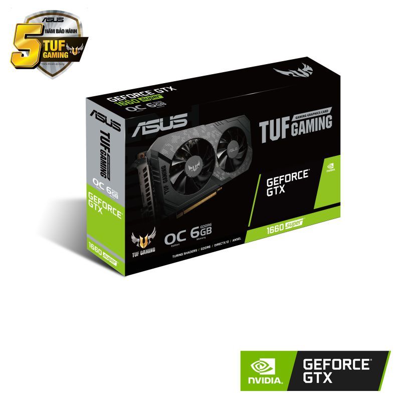 [XGEAR] VGA Asus TUF Gaming GeForce GTX 1660 Super OC 6GB (TUF-GTX1660S-O6G-GAMING)
