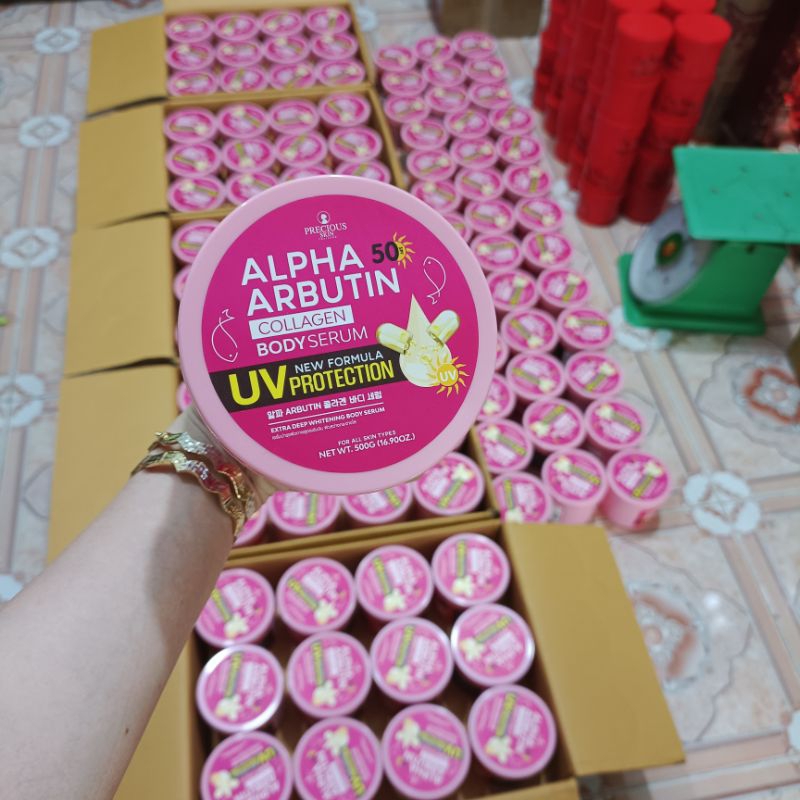 Body serum Alpha Arbutine chống nắng Spf 50 thái lan chính hãng