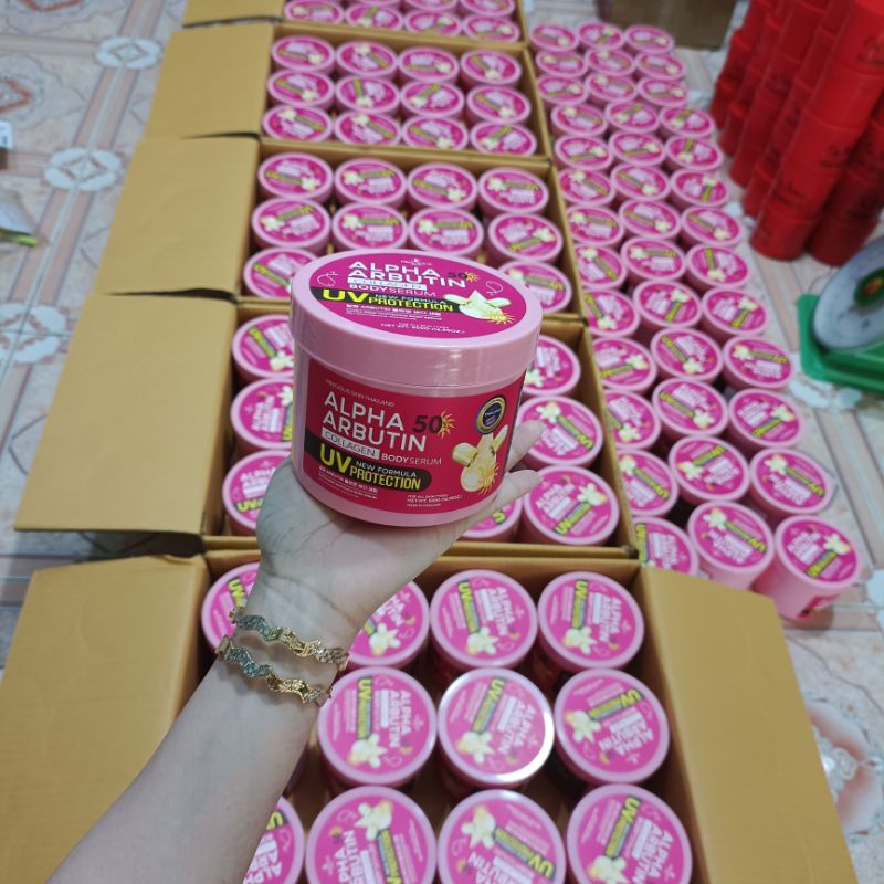 Body serum Alpha Arbutine chống nắng Spf 50 thái lan chính hãng