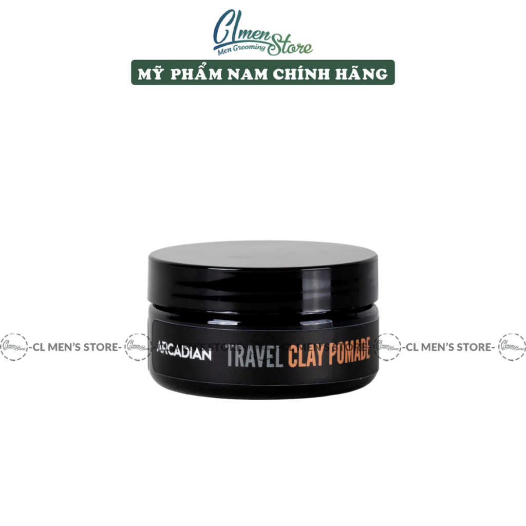 Sáp vuốt tóc Arcadian Clay Pomade – Travel Size