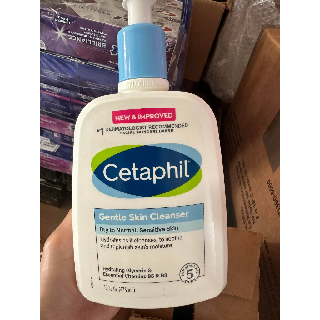 Sữa rửa mặt làm sạch dịu nhẹ Cetaphil Gentle Skin Cleanser 591ml [1 set 2 chai]