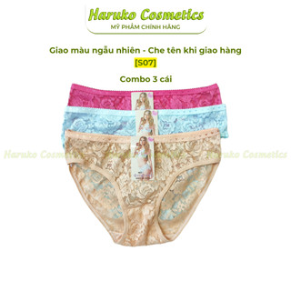 Quần lót ren nữ cao cấp sexy thoáng mát freesize dưới 65kg giao màu ngẫu nhiên