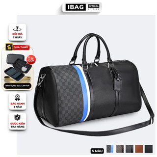 Túi xách da du lịch túi da pu cao cấp Túi trống du lịch túi du lịch lv túi du lịch túi đựng quần áo chống thấm nước IBAG