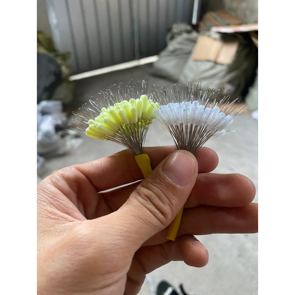 Túm 100 Hạt Chặn Săn Hàng Hãng Gowxy, Hạt Chặn Phao Câu Cá Cao Cấp