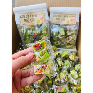 Túi 500G Kẹo dừa ngũ cốc trái cây chua ngọt thơm ngon
