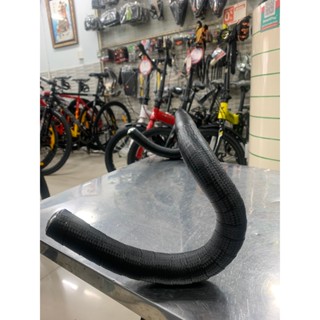 Tay lái ghi đông xe đạp cong sừng trâu Fixed Gear hợp kim nhôm siêu nhẹ 31.8mm/25.4mm