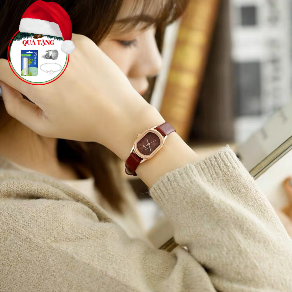 Đồng hỗ Nữ EAVANLIN Chính Hãng, Mặt Thiết Kế Tinh Tế, Tặng Hộp Cao Cấp - EAVANLIN 3808