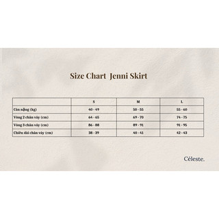 CÉLESTE - Chân Váy Dáng Ngắn Chữ A Jenni Skirt