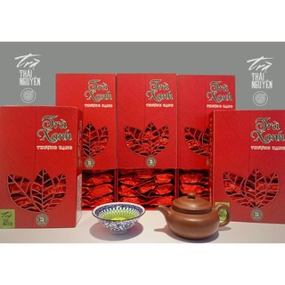 Hộp trà bát tiên thái nguyên đóng ấm 300gr