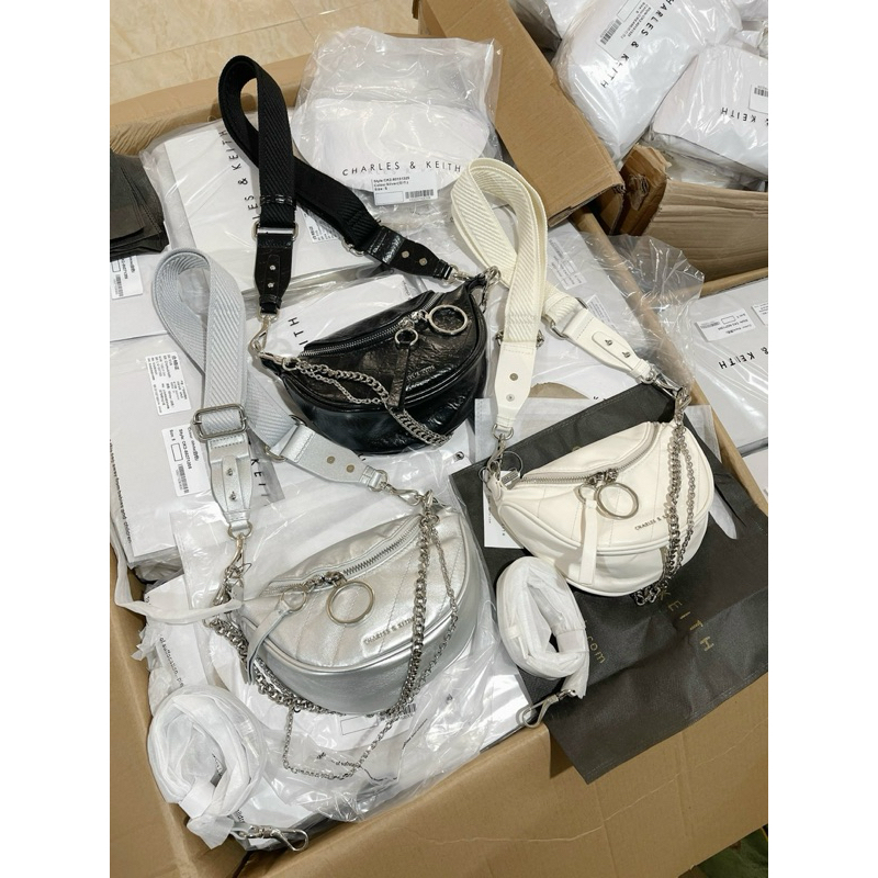 Túi bumbag dáng khuyết kèm 3 dây