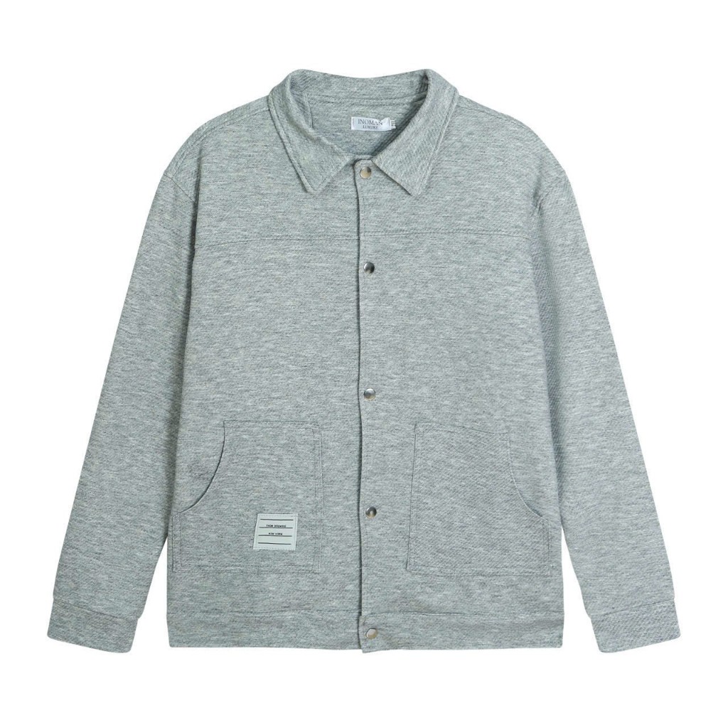 Áo khoác nam thời trang cổ bẻ lót lông cao cấp