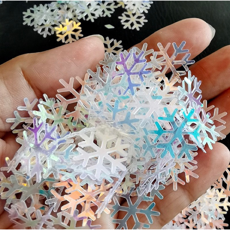 10g Sequin bông tuyết đổi màu ❄️ 20mm