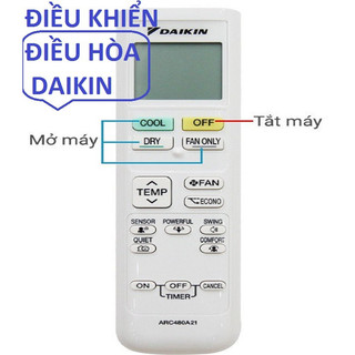 Remote máy lạnh dòng FTKQ LOẠI NHỎ DÀI & FTKC Series Daikin Inverter dùng ga 32 bảo hành đổi mới