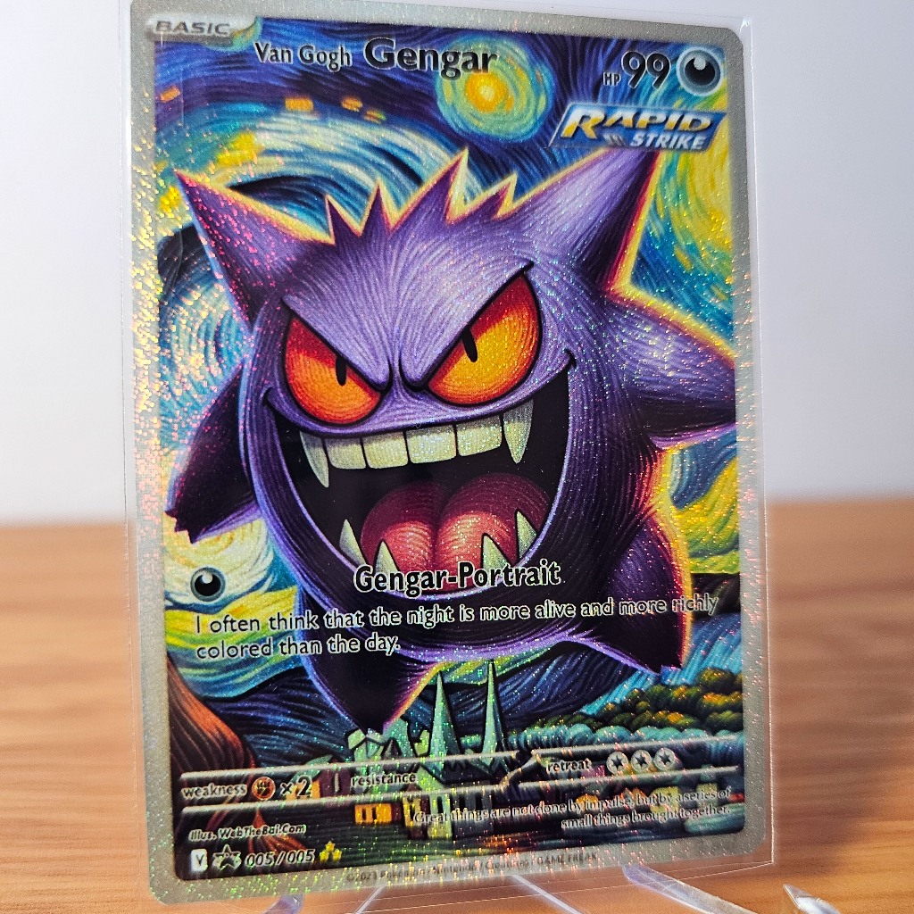 🌟GIÁ SỐC🌟 Thẻ Bài Pokemon TCG Pikachu Charizard Umbreon Snorlax Gengar Bộ Sưu Tập Van Gogh 2024