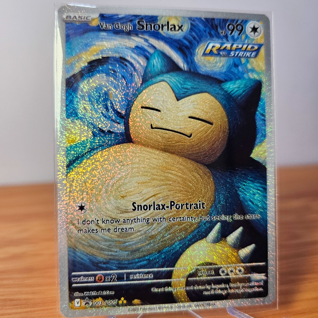 🌟GIÁ SỐC🌟 Thẻ Bài Pokemon TCG Pikachu Charizard Umbreon Snorlax Gengar Bộ Sưu Tập Van Gogh 2024