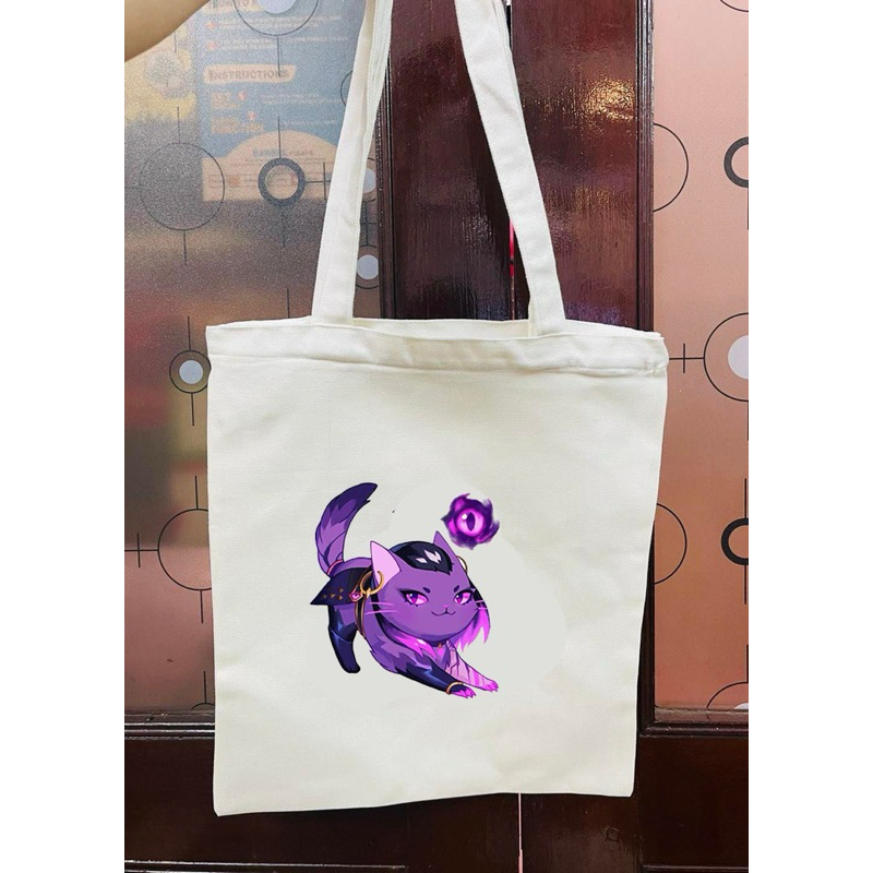 Túi xách Reyna valorant bán sẵn và đặt in/ túi tote hình Reyna Game valorant